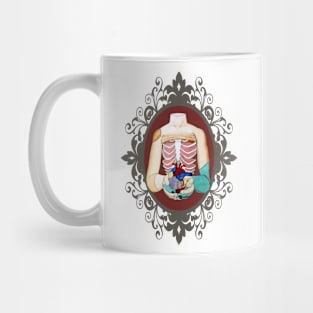 Ribcage (Deepgray Cameo) Mug